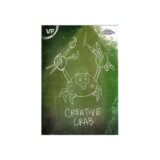 Creative Crab Chalkboard - Topps Chrome VeeFriends 2026