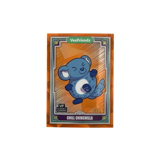 Chill Chinchilla Orange Refractor (18/25) - Topps Chrome Series 1