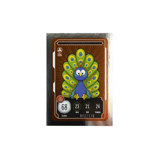 Practical Peacock Very Rare (3/100) - Zerocool Series 2