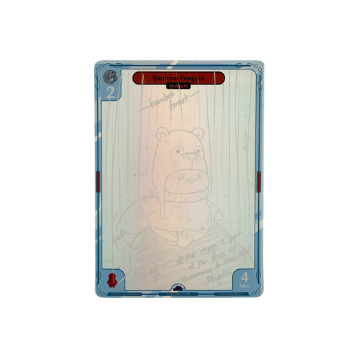 Bamboo Penguin Sketch - Enter the Huddle